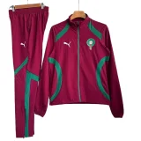 2026-27 Morocco Red Windbreaker Tracksuit