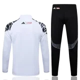 2025-26 Kids Real Madrid White Jacket Tracksuit #E25232