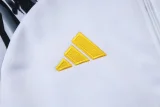 2025-26 Kids Real Madrid White Jacket Tracksuit #E25232