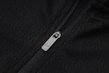 2025-26 Kids Manchester City  Black  Half Pull Tracksuit #E25231