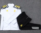 2025-26 Kids Real Madrid White Jacket Tracksuit #E25232
