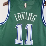25-26 Dallas Mavericks IRVING #11 Green Retro Top Quality Hot Pressing NBA Jersey