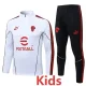 2025-26 Kids AC Milan White  Half Pull Tracksuit #E25222
