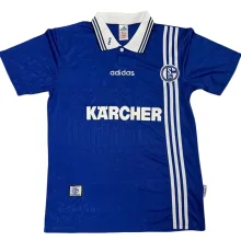 1996-1997 Schalke 04 Home Retro Soccer Jersey