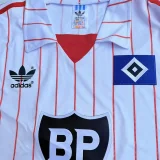 1983-1984 Hamburg SV Home Long Sleeve Retro Soccer Jersey