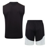 2025-26 Mens Flamengo dark brown vest Training Short Suit  D26011#