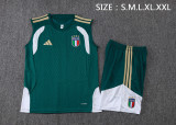 2026-27  Italy dark green vest training Short suit D26009#