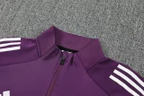 2025-26 Mens Manchester United Purple Jacket Tracksuit