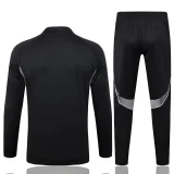 2025-26 Germany Black Kids Half Pull Tracksuit #E25149