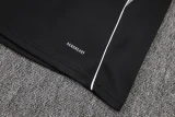 2025-26 Germany Black Kids Half Pull Tracksuit #E25149