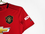 2019-20 Mens Manchester United  Retro Home red soccer Jersey