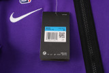 2021-22 Mens  Lakers Purple  Hoodie Jacket Tracksuit H0076#