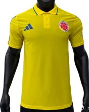 2026-27 Colombia Yellow Polo  Player version Soccer Training Jersey