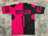 Campos  Mexico Pink Black #1 Retro Soccer Jersey