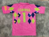 1992-1993 Mexico J.Campos #1 GoalKeeper Retro Soccer Jersey