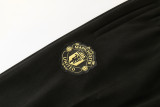 2025-26 Mens Manchester United Black Hoodie  Tracksuit