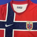 2026-27 Mens Norway home Red  Fans Soccer Jersey