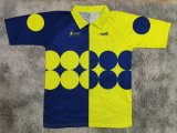 Mexico Campos Yellow Blue  #1 Retro Soccer Jersey