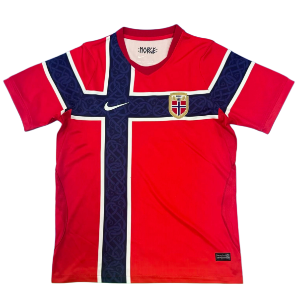 2026-27 Mens Norway home Red  Fans Soccer Jersey