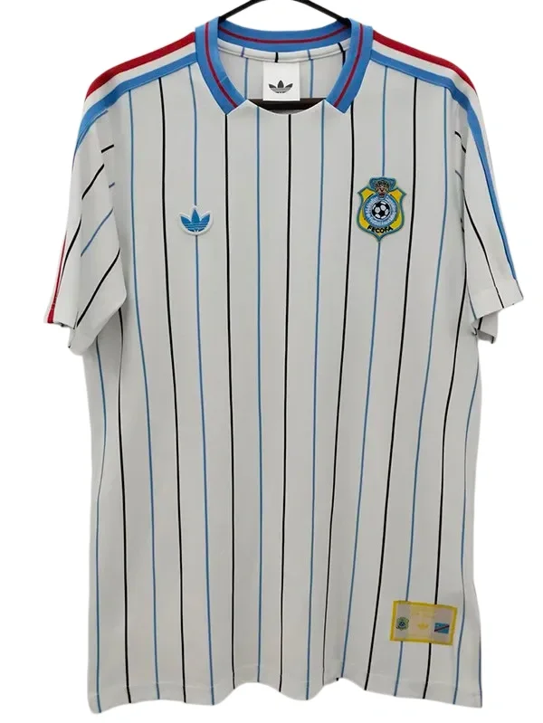 2025-26 Mens Democratic Congo  White Casual Edition soccer jersey