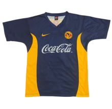2000-2001 Club America Aguilas  retro Away Dark Blue Soccer Jersey