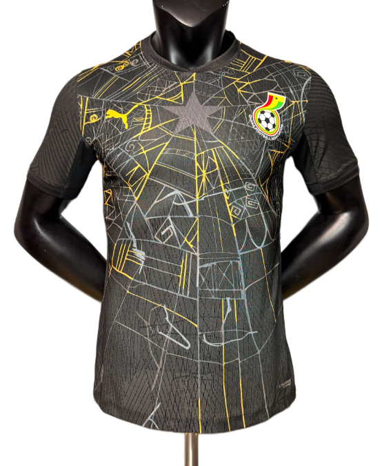 2026-27  Mens Ghana black Player version soccer jersey