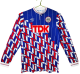 1989-90 Mens Retro Ajax  Away long sleeve soccer Jersey