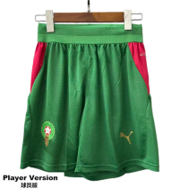 2025-26 Mens Morocco green player Shorts Pants