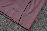 2025-26 Kids Real  Madrid Gray Purple  Half Pull Tracksuit #E25236(童装)