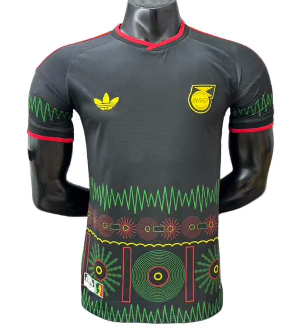 2026-27 Mens Jamaica away black  Player version Soccer Jersey
