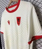 2026-27 Mens  Albania  away white Soccer Jersey