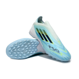 Adidas  F50 Elite Laceless light blue Soccer Shoes