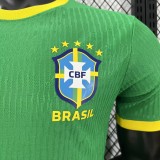 2026-27 Mens Brazil Special Edition green Player version soccer jersey