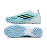 Adidas  F50 Elite Laceless light blue Soccer Shoes
