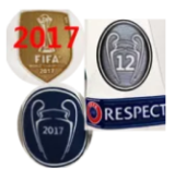 2017-2018 Real Madrid Home Player Version Retro Soccer Jersey