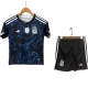 2026-27 Kids Argentina black away with FIFA World Champions 2022 Patch  Soccer Jersey