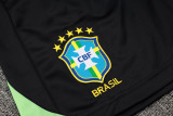 2024-25 Brazil black vest Training Short Suit D1130#