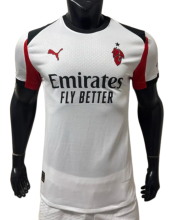 2025-26 Mens AC Milan away white Player Soccer Jersey