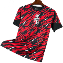 2026-27  Mens Sao Paulo Red Black soccer jersey