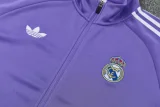 2026-27  Real Madrid Purple Jacket Tracksuit