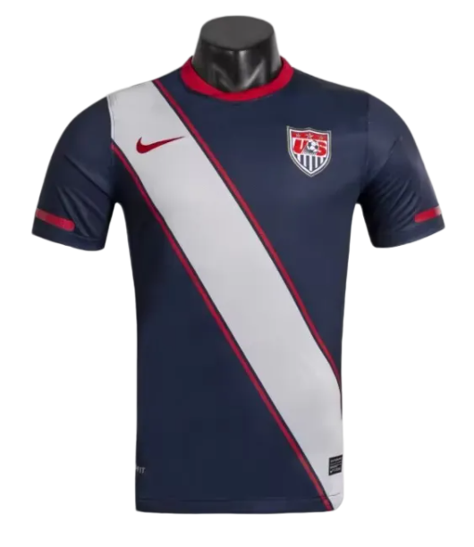 2002 Mens Retro USA United States blue soccer Jersey