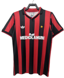 1990-91 Mens  Retro AC milan home Jersey