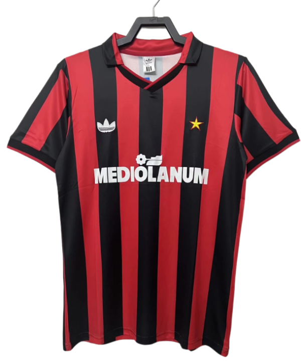 1990-91 Mens  Retro AC milan home Jersey