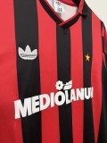 1990-91 Mens  Retro AC milan home Jersey