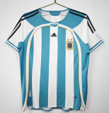 2006 Mens  Argentina Home retro Jersey
