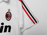 Retro  AC milan away Jersey Mens 0708