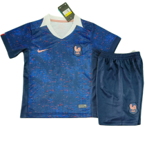 2026-27 Kids  France home Soccer Jersey