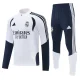 2026-27  Real Madrid White Half Pull Tracksuit
