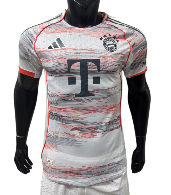 2025-26 Mens Bayern Munich Away Authentic Player soccer Jersey