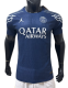 2025-26 Mens PSG Fourth away  blue Player version Soccer Jersey